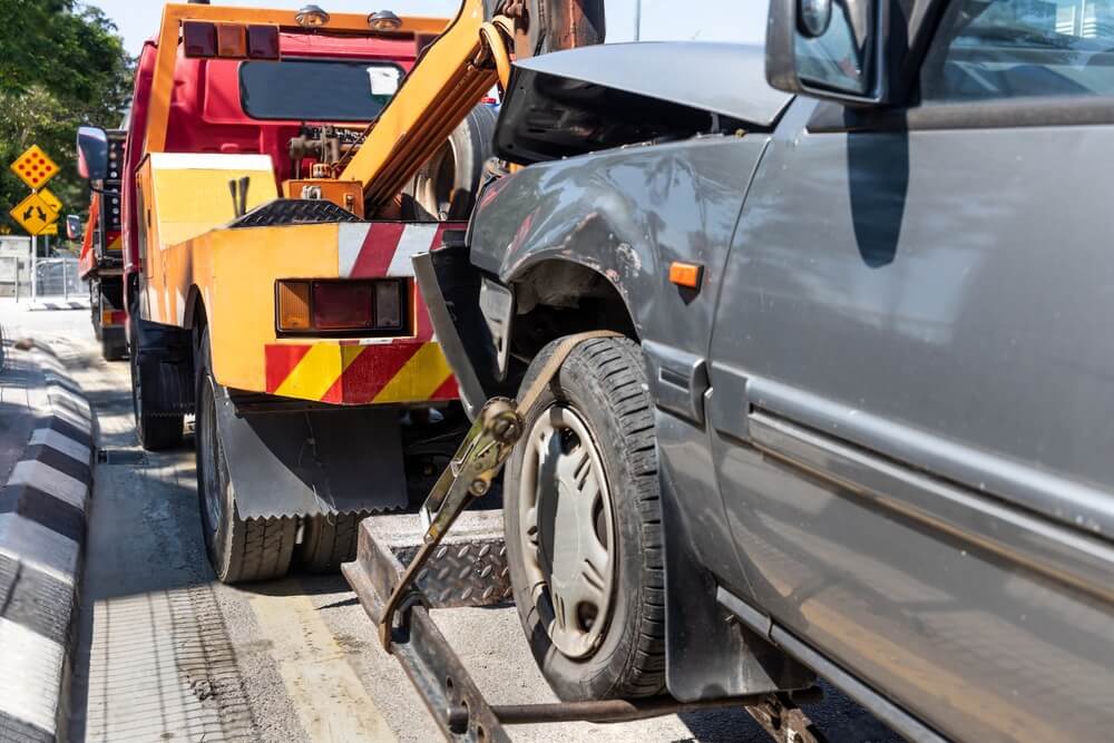 wheel lift towing